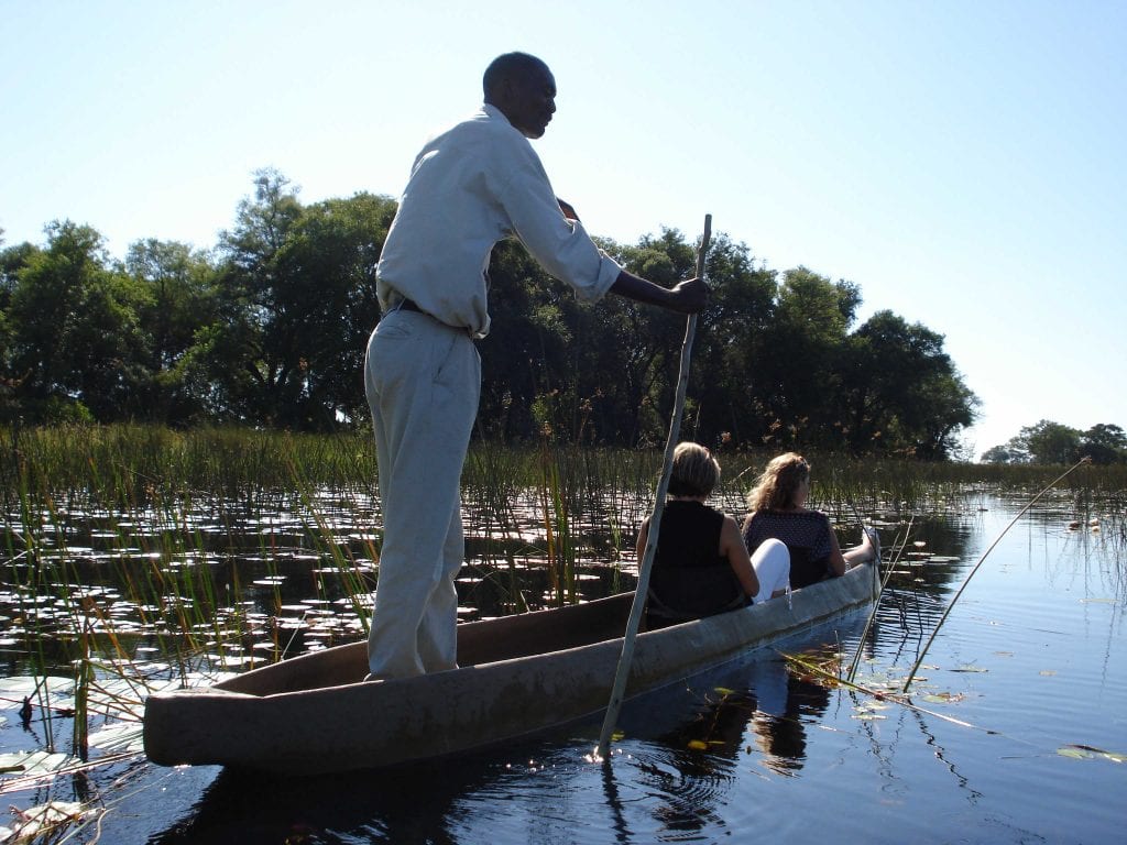Africa; Botswana; Sanctuary Stanley's Camp; Mokoro Excursion